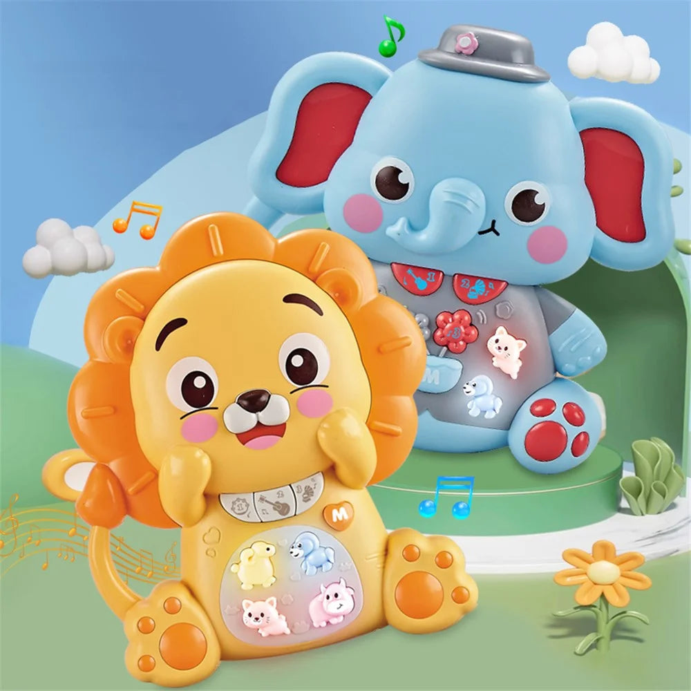 Kids Music Toys Toddler Electric Toys Children Girls Boys Birthday Gifts - Lion (Random Color) - 3