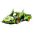 9029 Children Building Blocks Pull-Back Car Educational Assembly Racing Car Model Boys Toy - Green - 1