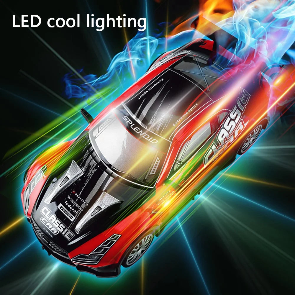 1:20 4WD Drift 2.4G Remote Control Racing Car Model with Light Children Toy - 103 Blue - 6