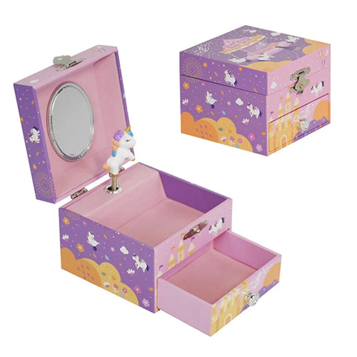 Jewelry Storage Box Girls Music Box Ornament Organizer Birthday Gift Table Decoration Cute Toy - Beautiful Dreamer - 1