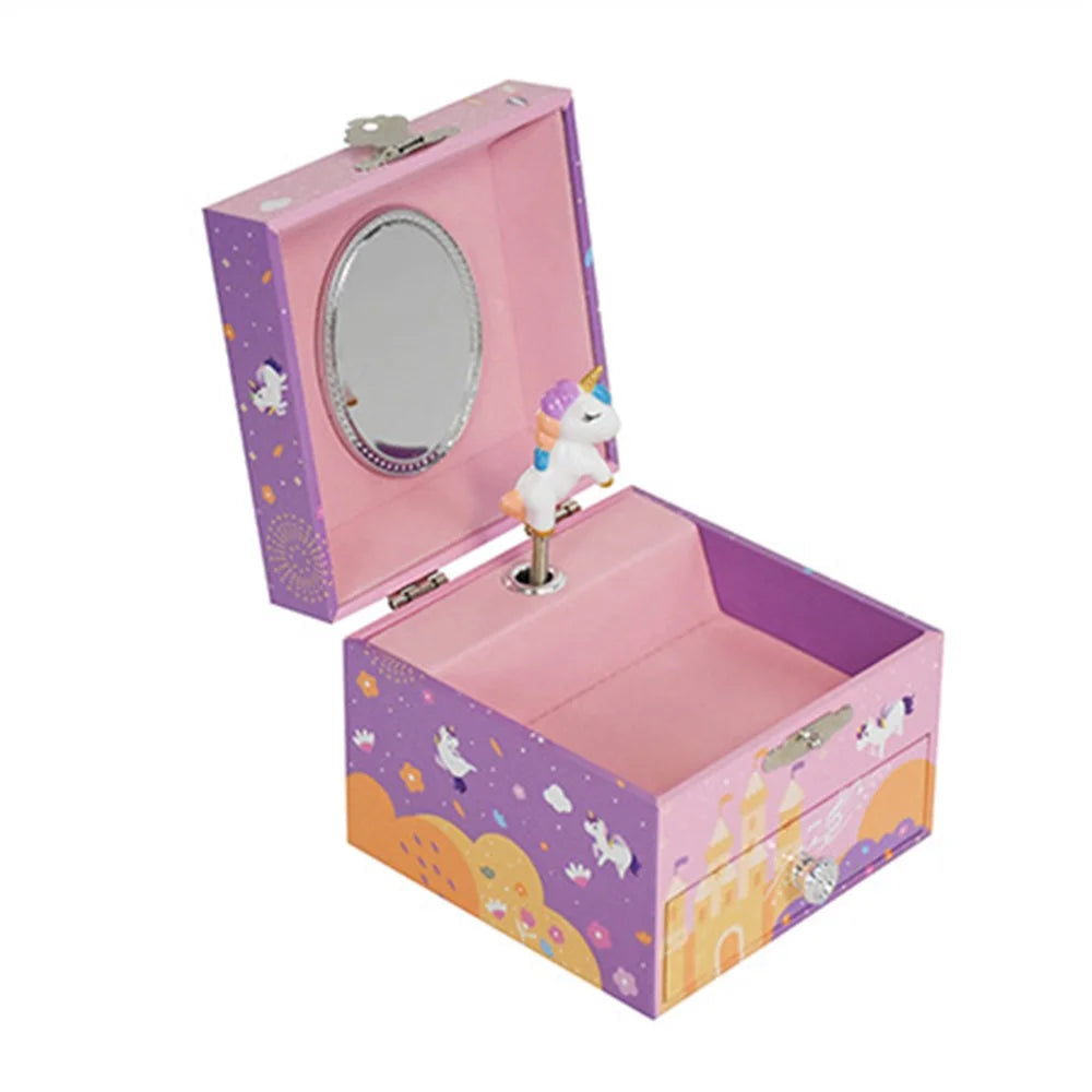 Jewelry Storage Box Girls Music Box Ornament Organizer Birthday Gift Table Decoration Cute Toy - Beautiful Dreamer - 3