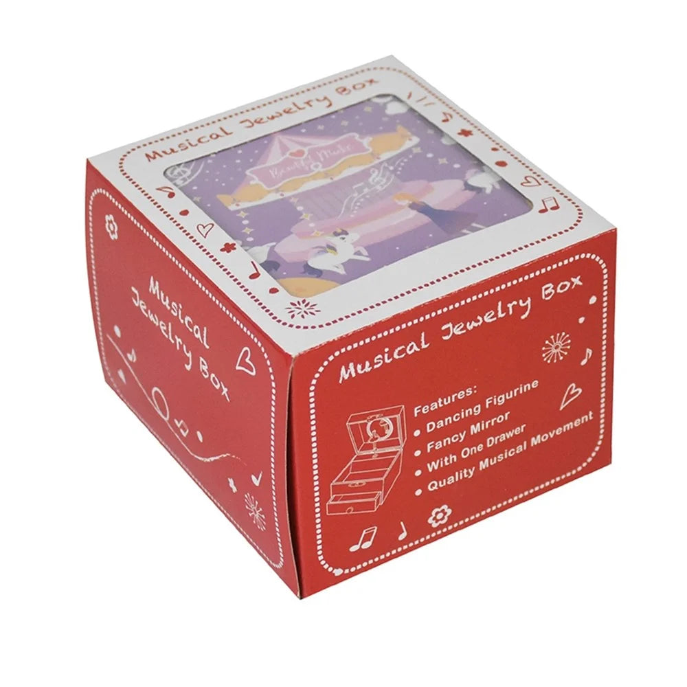 Jewelry Storage Box Girls Music Box Ornament Organizer Birthday Gift Table Decoration Cute Toy - Beautiful Dreamer - 7