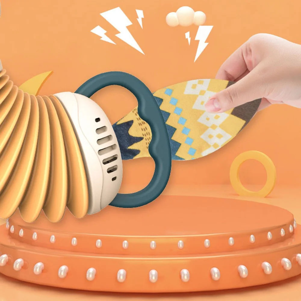Cartoon Animal Shape Baby Accordion Toy Infant Grip Training Music Enlightenment Instrument Toy - Dog - 6