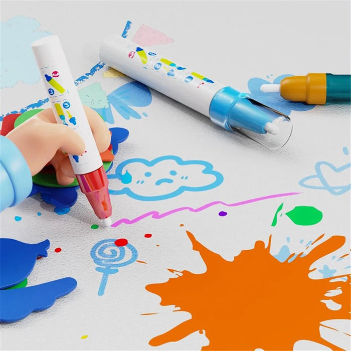 JXH9659B 100x70cm Magic Water Drawing Mat Coloring Doodle Board Children Educational Toy - Style 2 - 4
