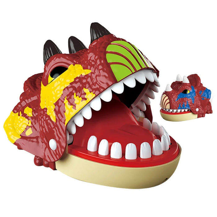 Dinosaur Teeth Biting Finger Prank Toy Parent-Child Interactive Table Game - X023-51-1 / Random Color - 1