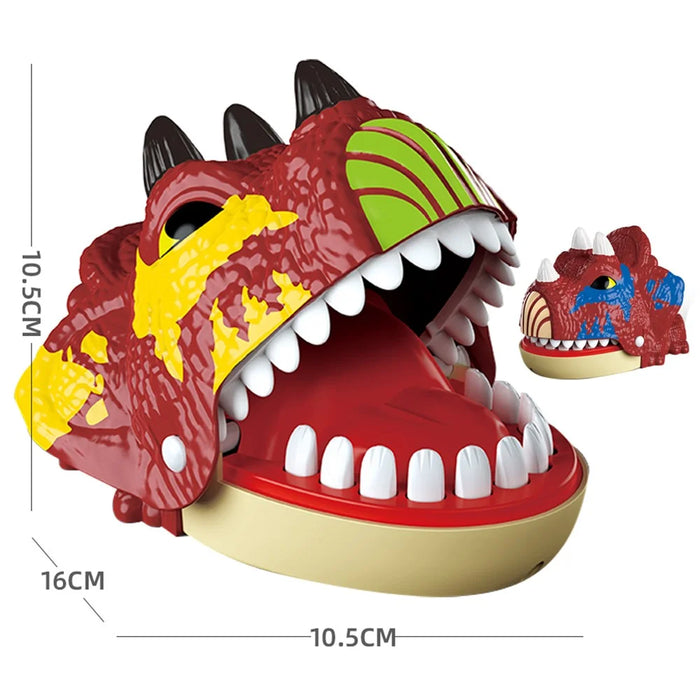 Dinosaur Teeth Biting Finger Prank Toy Parent-Child Interactive Table Game - X023-51-1 / Random Color - 4