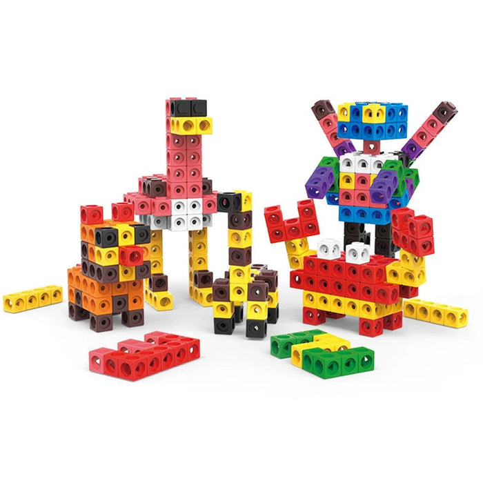 DIY Building Block Brick Puzzle Toy Construction Assembly Cubes Educational Toy for Kids - Primary Edition - 3