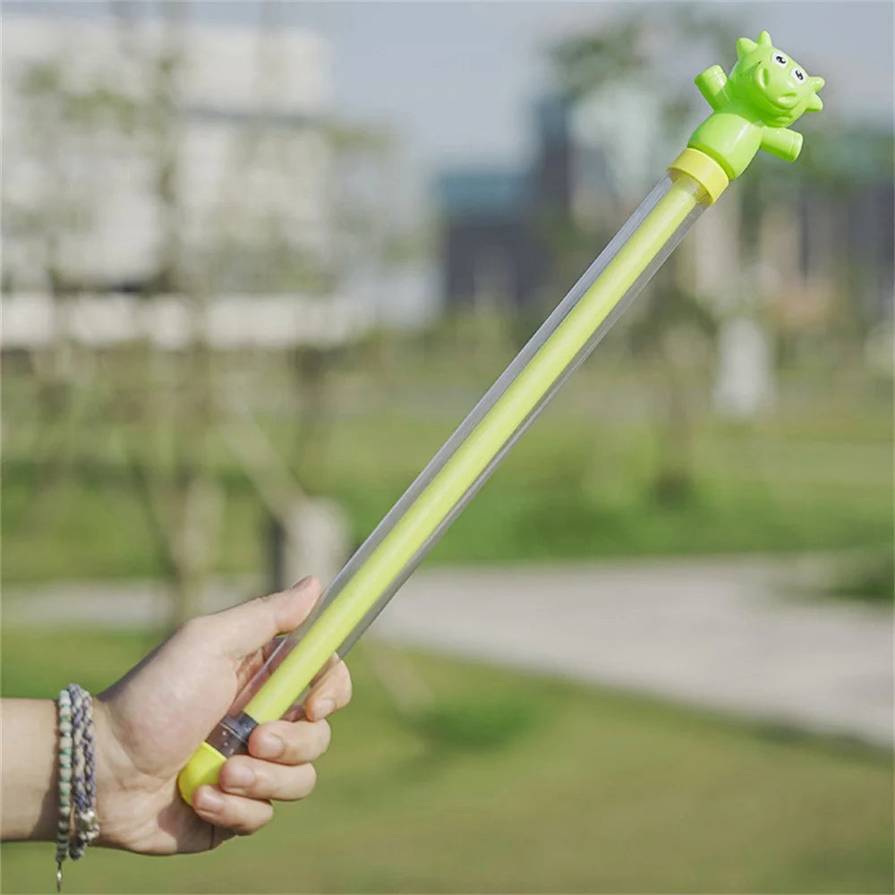 Handheld Water Fireworks Toy Hand Water Pumping Outdoor Water Spraying Splashing Toy - Green Calf - 2