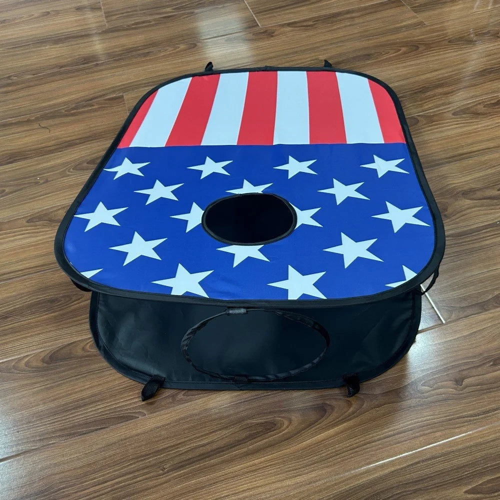 Foldable Sandbag Board Throwing Target Toy Outdoor Parent-Child Interactive Toy - America - 4