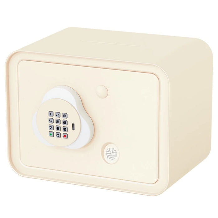 7608 Children Small Safe Piggy Bank Password Money Box Creative Toy - Beige - 1