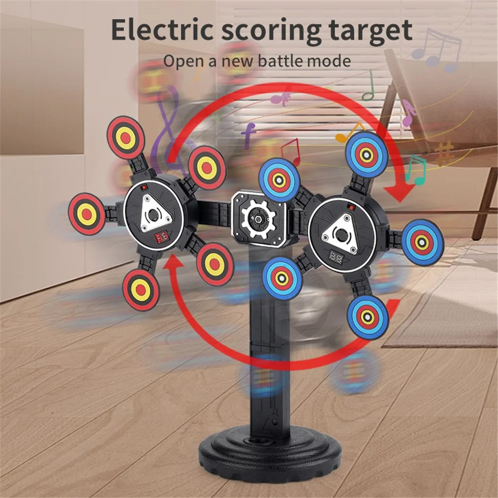 3578 Children Electric Rotating Shooting Target Automatic Reset Electronic Scoring Target - 2