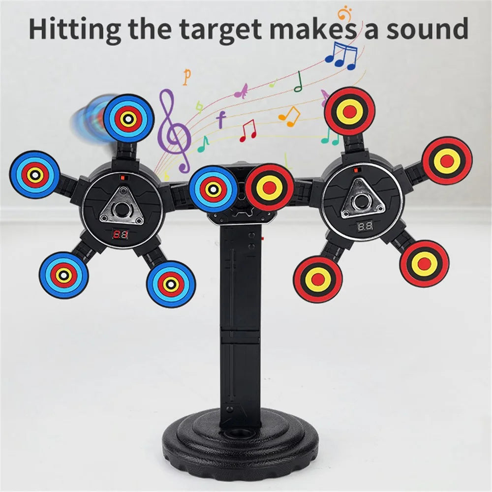 3578 Children Electric Rotating Shooting Target Automatic Reset Electronic Scoring Target - 3