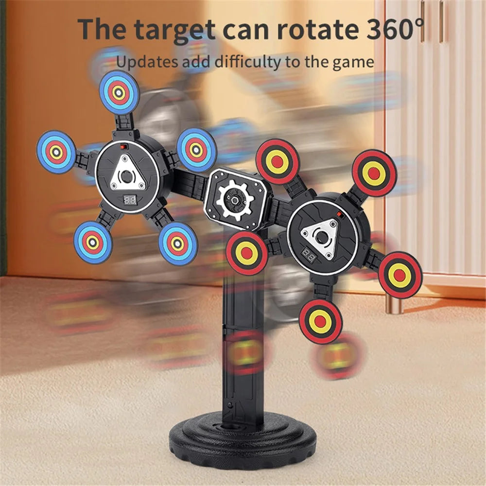 3578 Children Electric Rotating Shooting Target Automatic Reset Electronic Scoring Target - 6