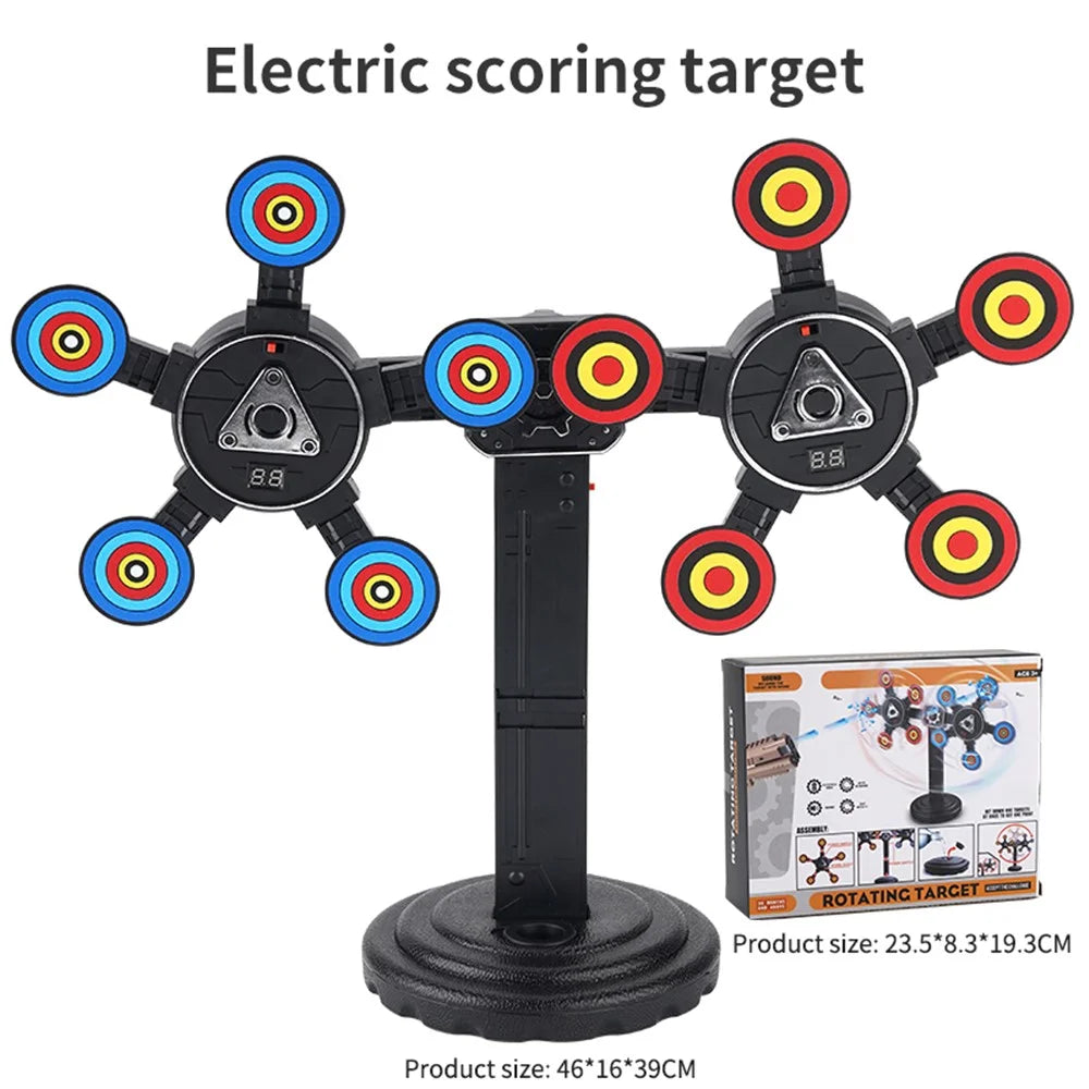 3578 Children Electric Rotating Shooting Target Automatic Reset Electronic Scoring Target - 7
