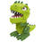 Dinosaur Teeth Game for Kids Biting Finger Push Tooth Down Game Prank Toys with Sound and Light - Green - 1