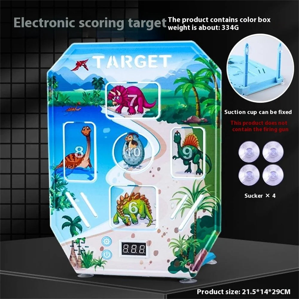 Electronic Scoring Target for Kids 3 Game Modes Auto Reset Foam Blaster Shooting Practice Targets - MH3112A - 2