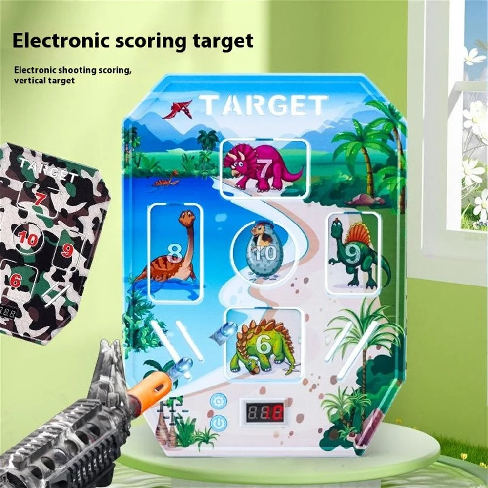 Electronic Scoring Target for Kids 3 Game Modes Auto Reset Foam Blaster Shooting Practice Targets - MH3112A - 4