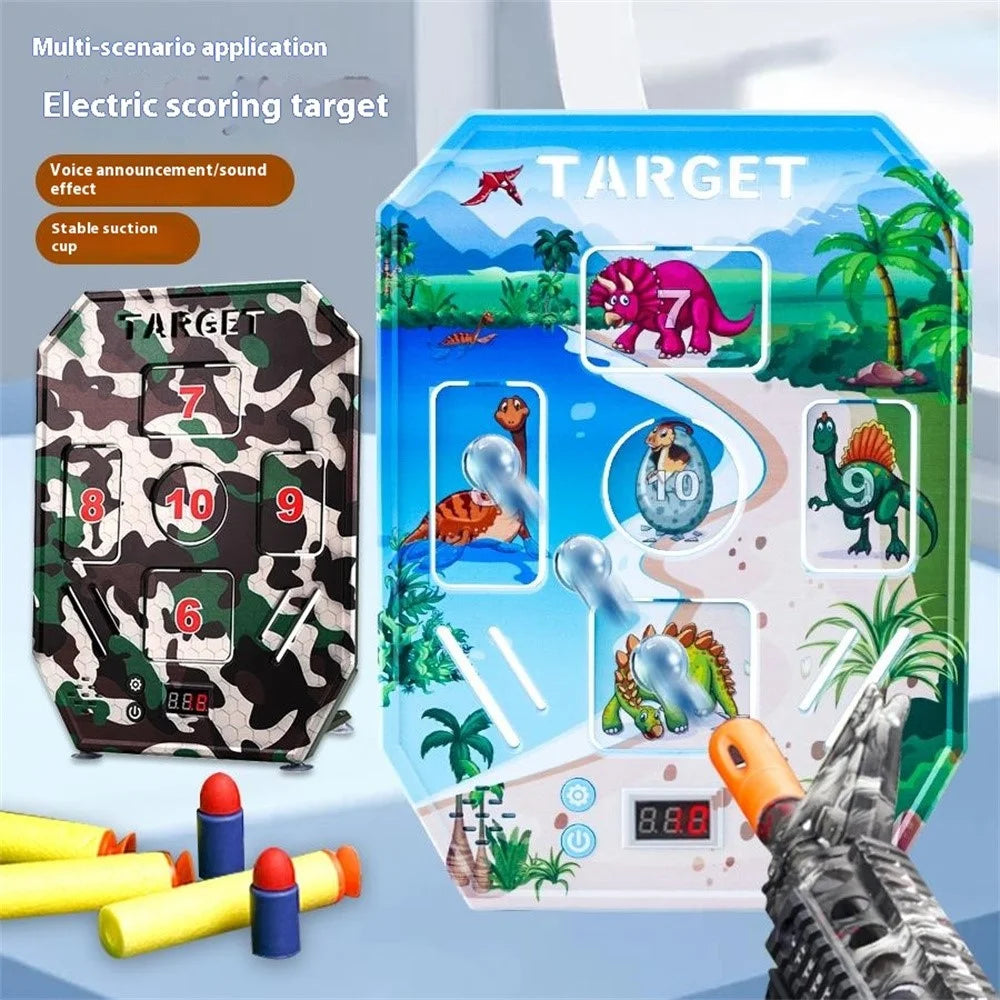 Electronic Scoring Target for Kids 3 Game Modes Auto Reset Foam Blaster Shooting Practice Targets - MH3112A - 5