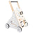 Multifunction Baby Walker Learning Walking Cart Wooden Newborn Stroller Early Education Toy - 1