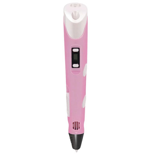 2nd Generation 3D Printing Pen High Temperature 3D Drawing DIY Doodling Tool - Pink - 1
