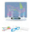 3D Fluorescent Drawing Board 16 x 12cm Light Up Writing Pad Doodle Board Educational Toy for Kids - Dinosaur Style - 2
