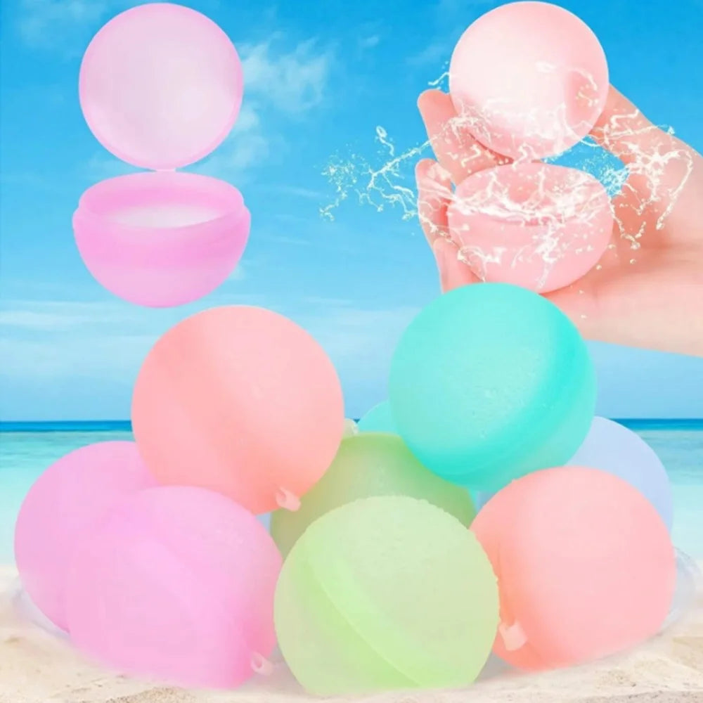 24PCS Reusable Water Balloons for Kids Pool Beach Water Toys Quick Fill Splash Balls - 3