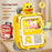 2629-T7 / T8 Automatic Piggy Bank for Kids Rolling Luggage Design with Music, Smart Password Lock, Fingerprint Recognition, Savings Toy - Red - 4