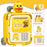 2629-T7 / T8 Automatic Piggy Bank for Kids Rolling Luggage Design with Music, Smart Password Lock, Fingerprint Recognition, Savings Toy - Red - 5