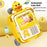2629-T7 / T8 Automatic Piggy Bank for Kids Rolling Luggage Design with Music, Smart Password Lock, Fingerprint Recognition, Savings Toy - Red - 6