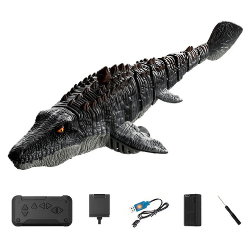 4DRC 4D-S11 2.4G Remote Control Mosasaur Shape RC Boat Water Spraying Toy with Camera, with 1 Battery - 1