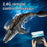4DRC 4D-S11 2.4G Remote Control Mosasaur Shape RC Boat Water Spraying Toy with Camera, with 2 Battery - 7