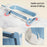 Foldable Baby TPE Bathtub Folding Toddler Bath Tub Infants Girls Boys Bathing Basin for Home, Travel, Size: L - Blue - 4