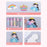 DQ25-2 DIY Beading Art Kit for Kids 9 Pattern Press-On Beads Set Creative Princess Toy Educational Craft - 5