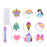 DQ25-2 DIY Beading Art Kit for Kids 9 Pattern Press-On Beads Set Creative Princess Toy Educational Craft - 7