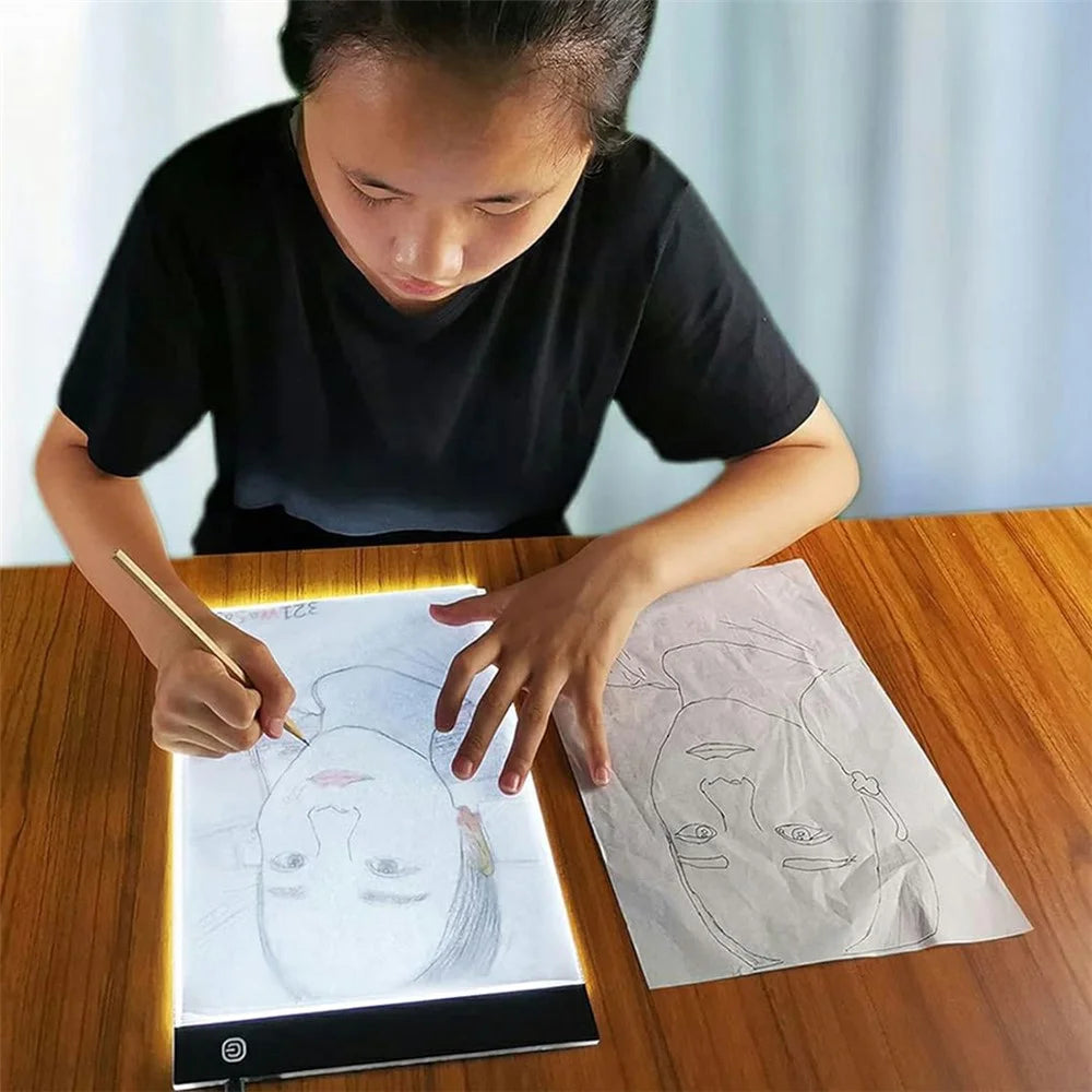 K2 A4 Six-Level Copy Board Diamond Art Light Pad Ultra-Thin Drawing Sketching Tracing Light Box - 3