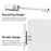 10 Inch ABS Plastic Magnetic Writing Tablet Nano Microcapsule Drawing Board with Eraser and Pen - White - 6