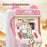 24529A Kids Auto-Roll ATM Money Musical Piggy Bank Gift Electronic Password Lock Deposit  /  Withdraw Toy - Pink - 3