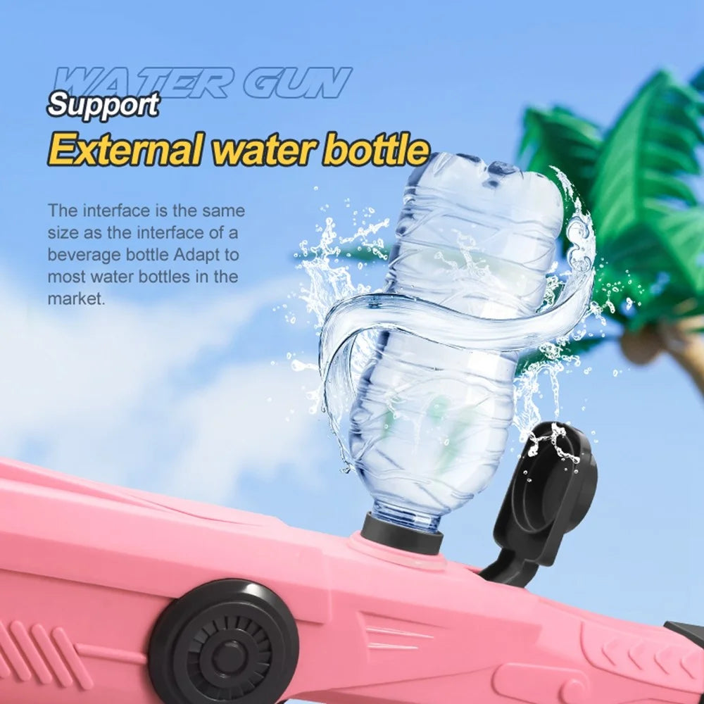 Y1 Self-Priming Electric Water Gun Rechargeable 8-10m Range Gun Gift - Blue - 7