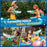 Y12 Electric Water Gun Toy with Light Effects Automatic / Manual Dual Mode Water Pistol Toy for Outdoor Play - Red / Blue - 5