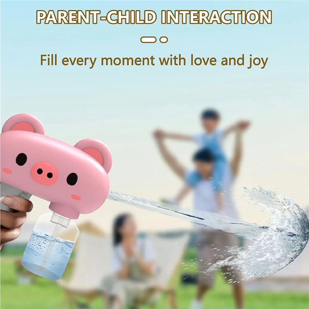 Y10 Cartoon Pig Electric Water Gun Toy Continuous Spray Water Pistol Toy for Kids Outdoor Play - 4