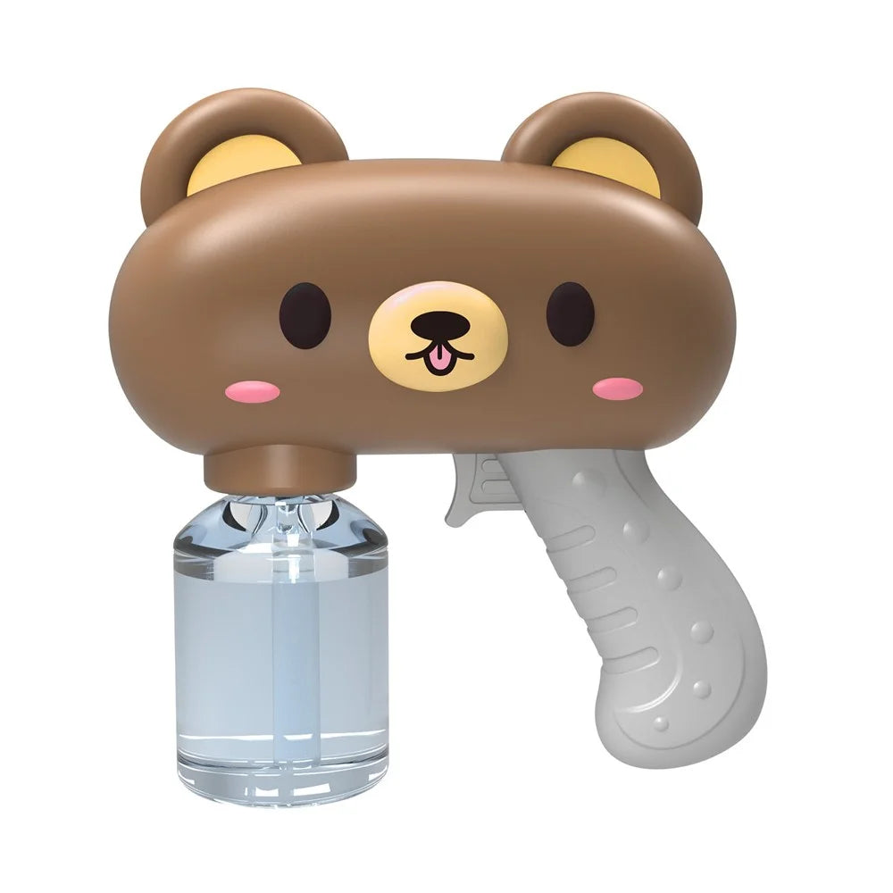 Y9 Electric Water Gun Cartoon Bear Design Continuous Spray High Pressure Water Gun Children Gift - Brown - 2