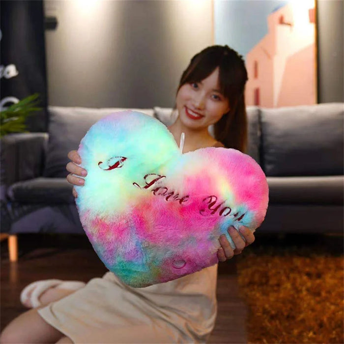 40 x 35cm LED Light Star Plush Toy Glowing Soft Stuffed Cushion Pillow Kid Toy Gift - Purple Star - 4