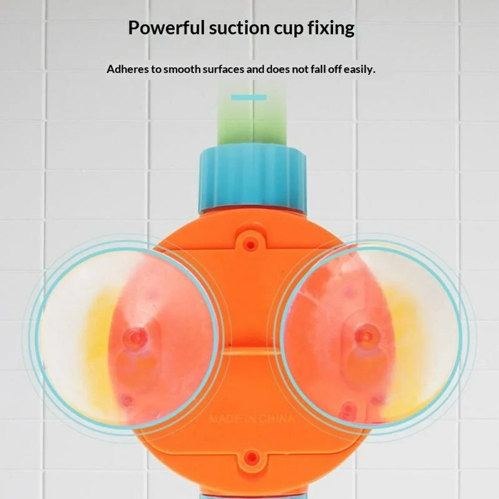 Sunflower Shape Children Bath Toy with Suction Cup Electric Water Spray Shower Toy for Baby Bathing - 3