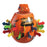 X027-11A Dinosaur Money Bank Interactive Toy with 24 Swords Animal Barrel Hilarious Gag Game - Orange - 1