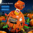 X027-11A Dinosaur Money Bank Interactive Toy with 24 Swords Animal Barrel Hilarious Gag Game - Orange - 6