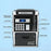 MZL6809A Smart ATM-Style Bank Kids Piggy Bank Auto Money Roll Password Unlock Electronic Toy Saving Box - Black - 5