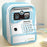 MZL6813A Kids ATM-Style Piggy Bank Smart Fingerprint Password Savings Box Electronic Money Bank with Cards - Blue - 3