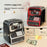 MZL6813A Kids ATM-Style Piggy Bank Smart Fingerprint Password Savings Box Electronic Money Bank with Cards - Blue - 7