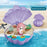 DB25833 Spraying Mermaid Shell Shaped Water Sprinkler Toy Hydraulic Outdoor Rotating Garden Sprayer Toy for Kids - Purple - 4