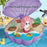 DB25833 Spraying Mermaid Shell Shaped Water Sprinkler Toy Hydraulic Outdoor Rotating Garden Sprayer Toy for Kids - Purple - 7